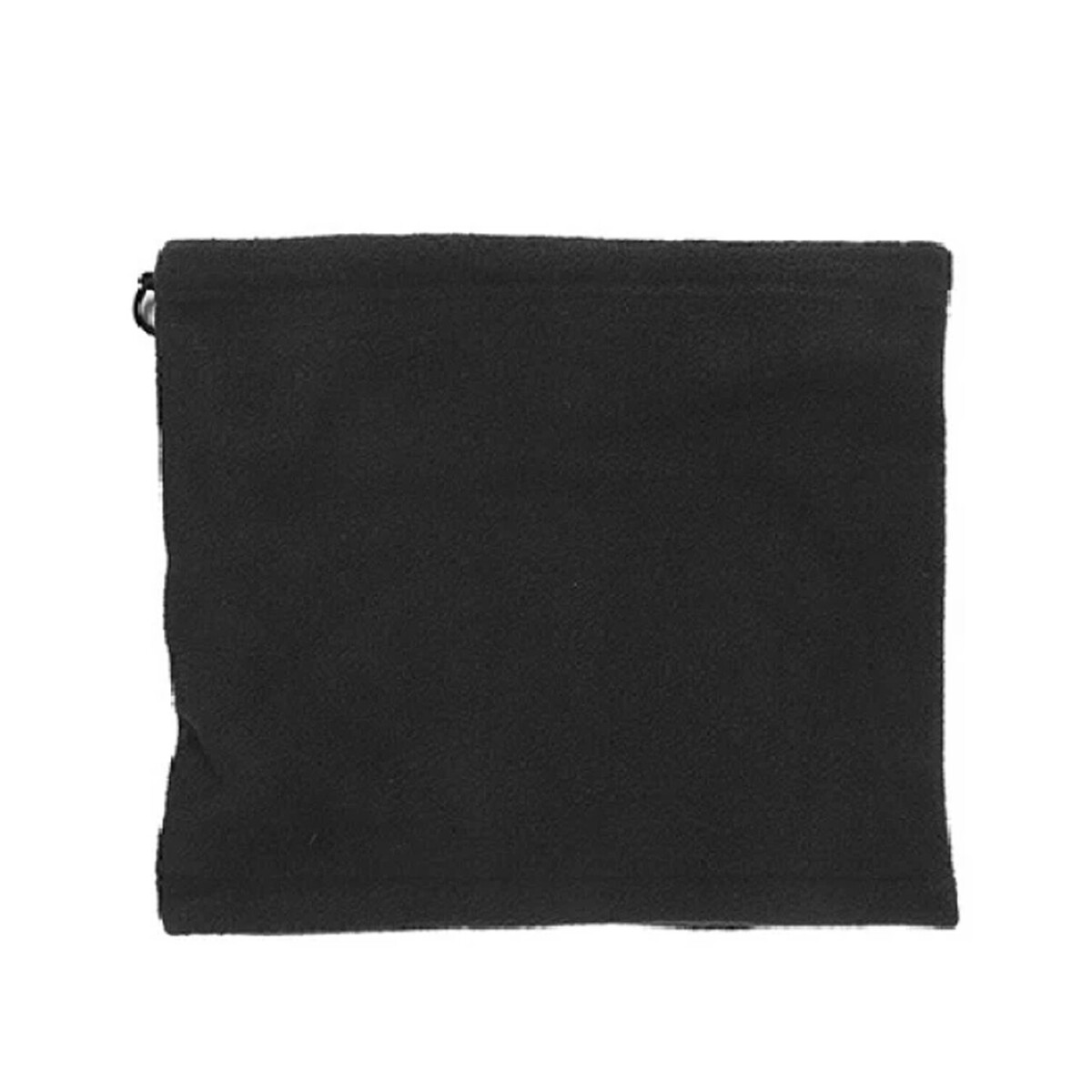 Bufanda Cuello Polar Ajustable AfelpadoÂ Canva Diseño Liso - Negra 