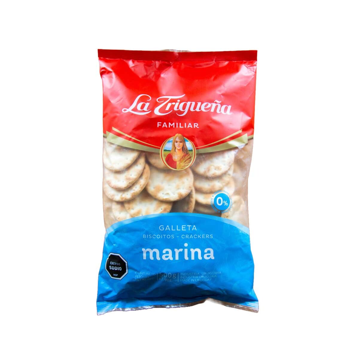 GALLETITA TRIGUEÃÂA 500 GRS MALTEADA (AZUL) - GALLETITA TRIGUEÃÂA 500 GRS MARINA 