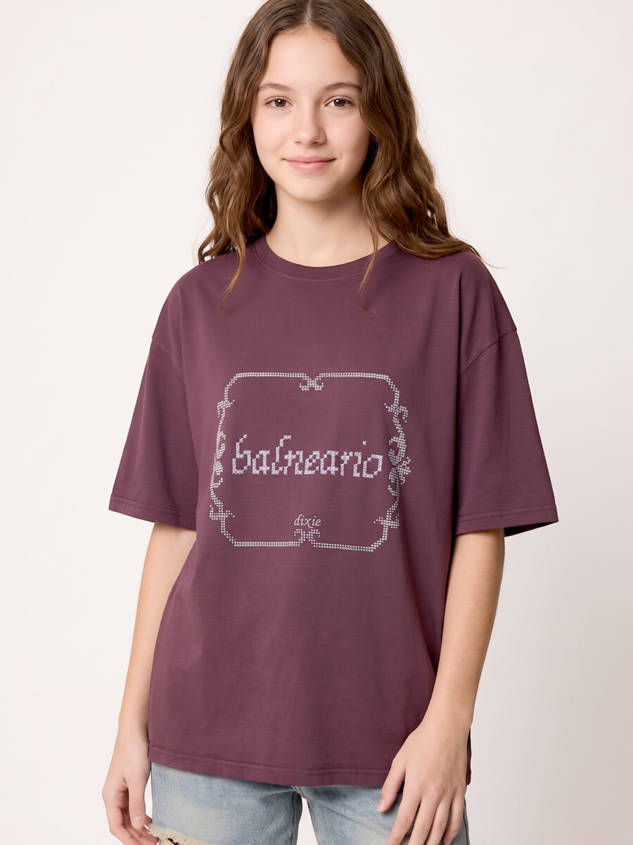 T-SHIRT M/C BALNEARIO TEEN DIXIE - Vino 
