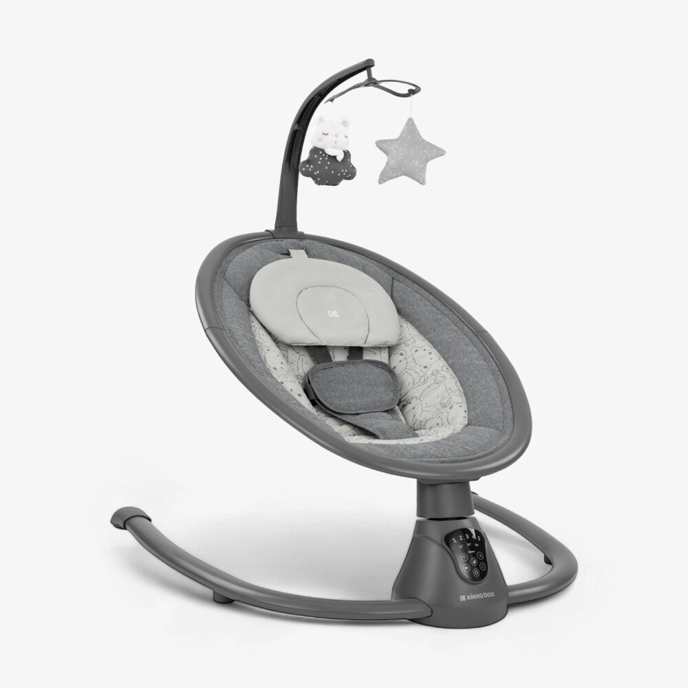Mecedora twiddle KIKKABOO gris Mecedora twiddle KIKKABOO gris