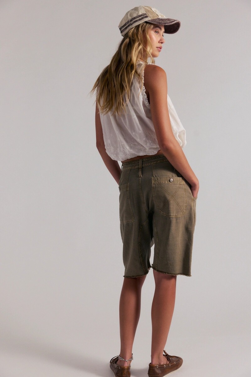 SHORT HAREM SAGE Marron