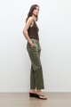 Pantalon recto verde oliva
