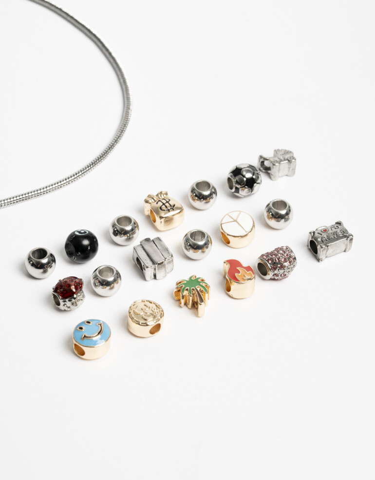 Bijouterie Set Color Set De Collar Y Dijes Vision Board - Combinacion Multicolor