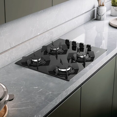 Anafe Dako Cooktop 4 Hornallas a Gas Vidrio Templado 1630 Anafe Dako Cooktop 4 Hornallas a Gas Vidrio Templado 1630