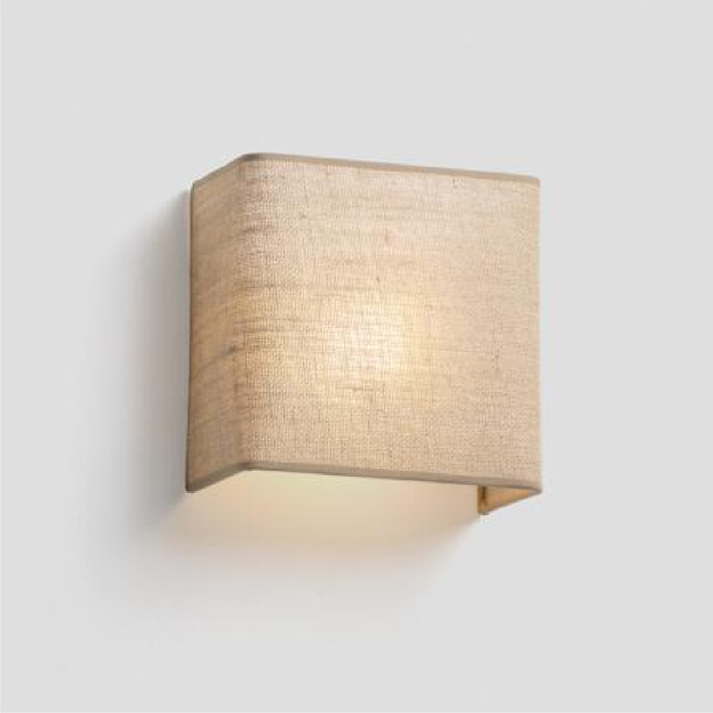 LUMINARIA DE PARED RECTANGULAR BIG SOLO Luminaria de Pared Soto Small Rectangular Yute
