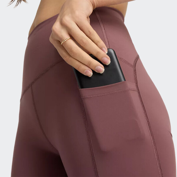 Calza New Balance Inch High Rise Marron