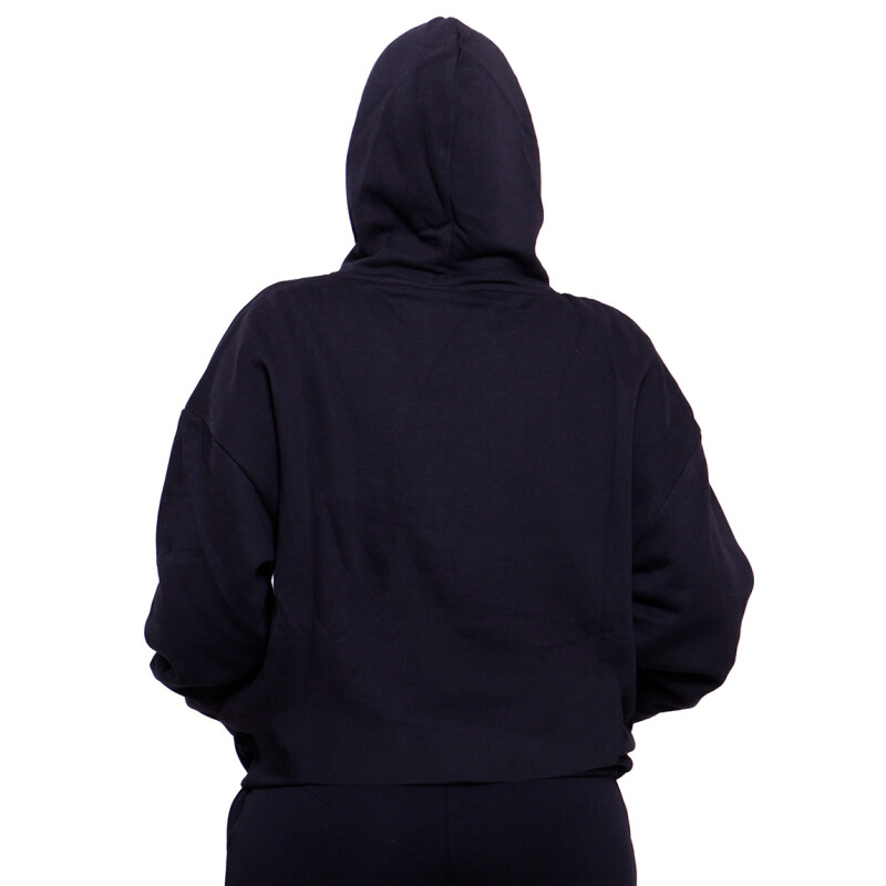 Canguro Diadora Mujer Con Felpa Negro
