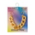Jibbitz Gold Cuban Strap Chain Multicolor