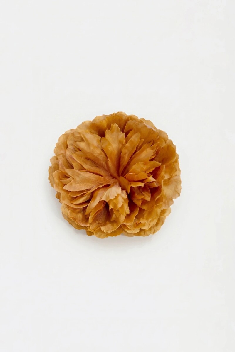 HEBILLA PIN FLOWER LARGE Naranja