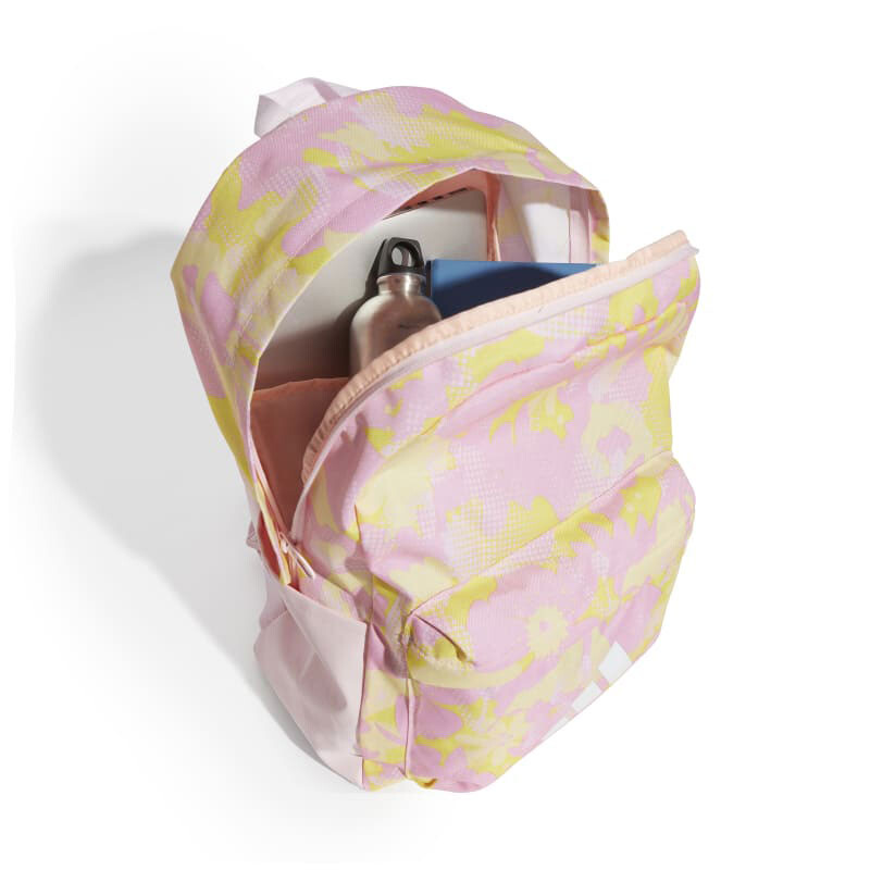 Mochila Adidas Flores Rosa - Multicolor