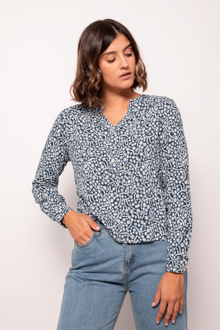 BLUSA ALBA Azul Marino