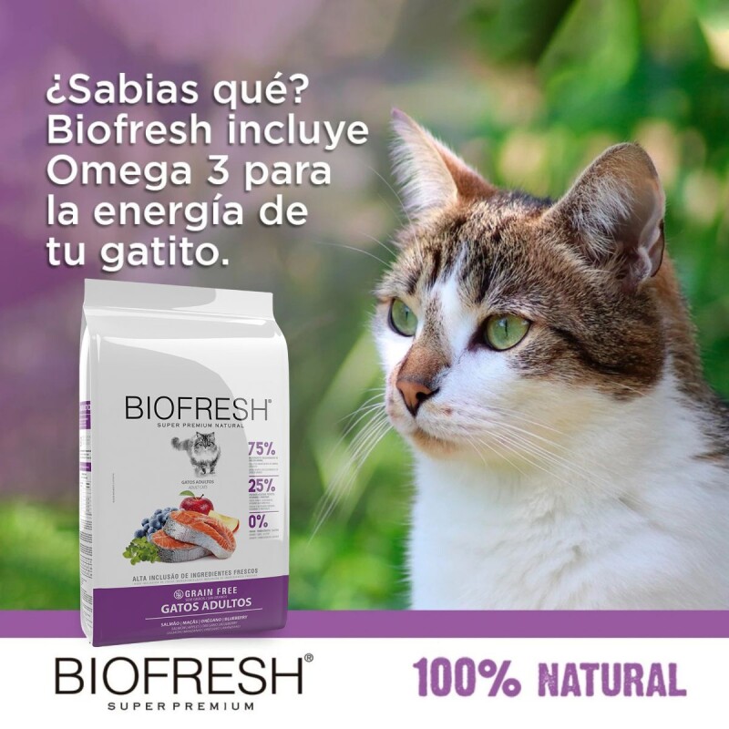 BIOFRESH GATOS ADULTOS SALMÓN 7.5 KG