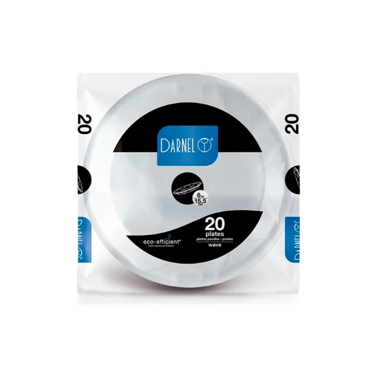 Plato Espumado Descartable x20 