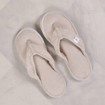 Zapatilla de Cama Velour Beige M