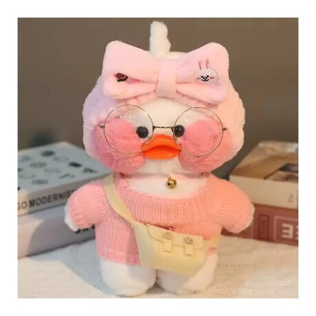 Peluche Patito Lalafanfan Pato con Ropa Varios Modelos 001