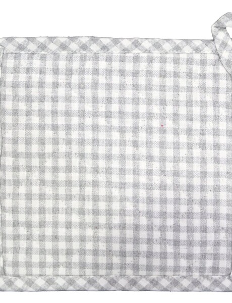 AGARRADERA ALGODÓN 20X20CM CUADROS GRIS AGARRADERA ALGODÓN 20X20CM CUADROS GRIS