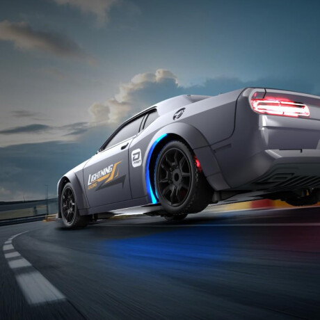 Auto drift a control remoto recargable Gris