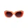 Lentes Tiwi Matisse Shiny Fluor Orange With Brown Lenses