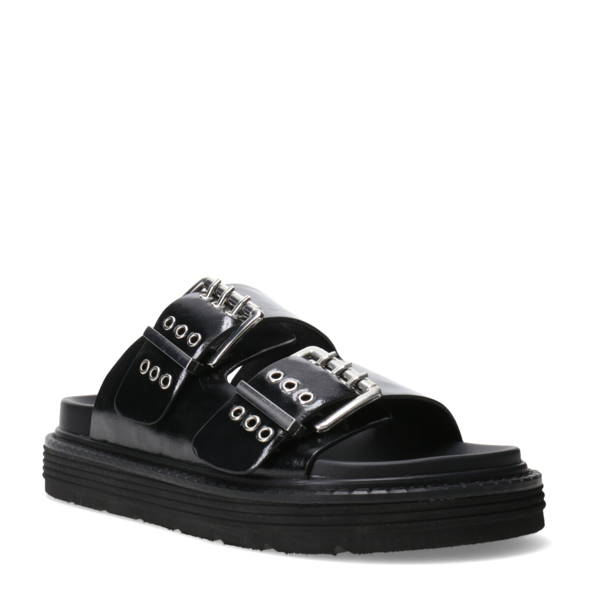 Sandalia MAVIK con doble hebilla MissCarol - Black 