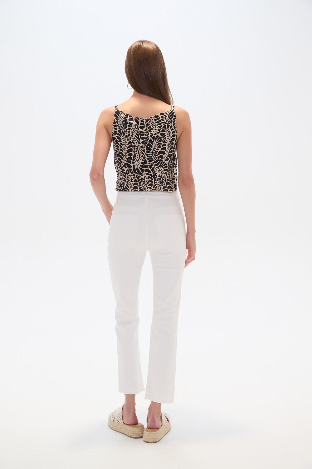 Pantalon Calendre Marfil / Off White