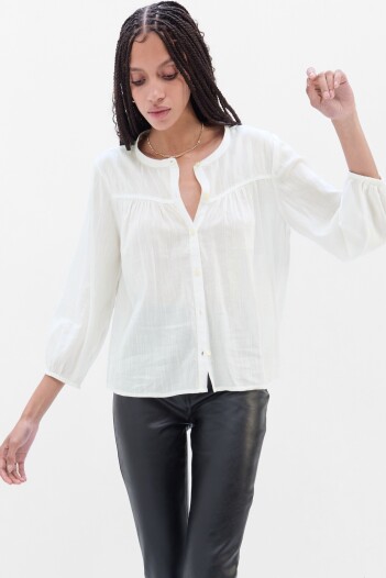 Blusa Mujer New Off White