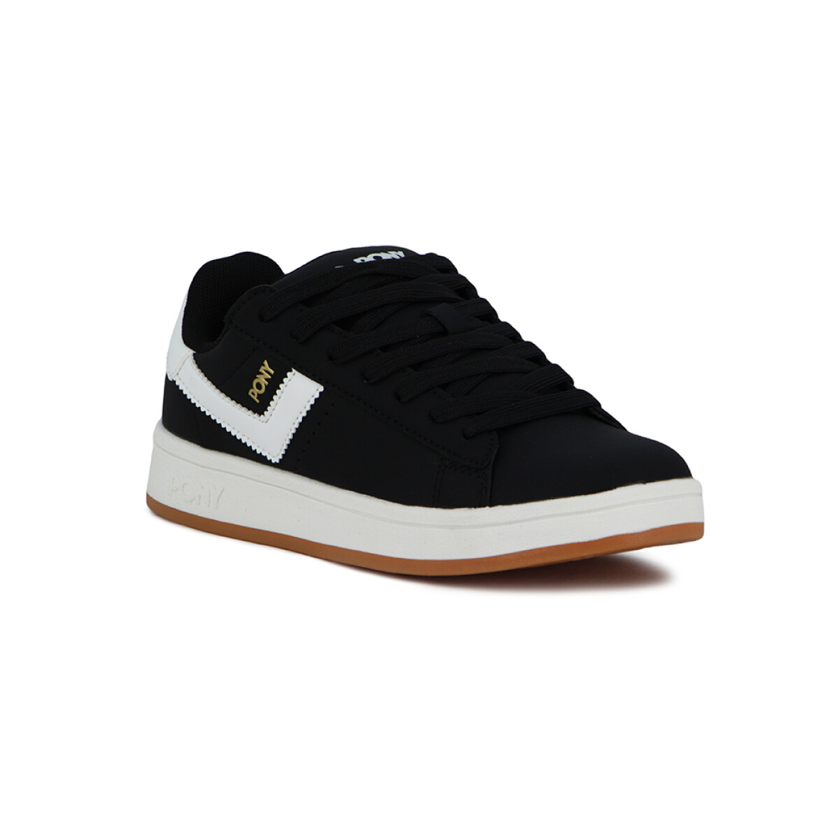 Pony Calzado Lifestyle Square Pu Unisex - Negro/Blanco - Negro-Blanco 