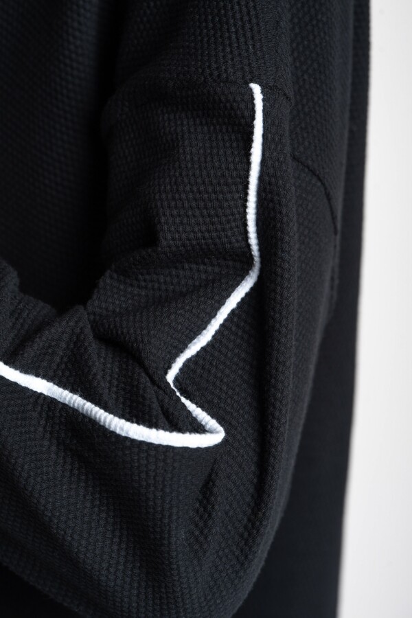 Sweater Algodón Peinado Negro