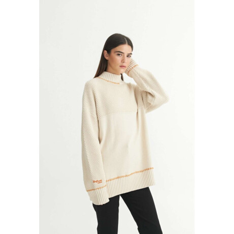 Buzo punto Aurora Crudo