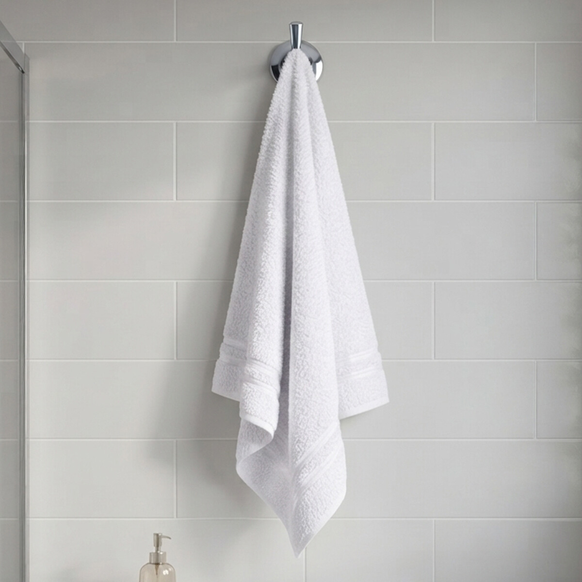 Toalla Mano Dohler Dueto 50 x 70 cm 100% Algodón - Blanco 