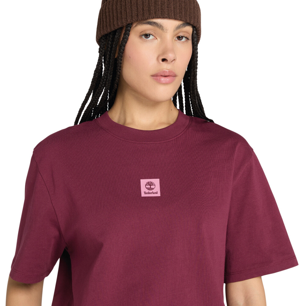 Polo Stack Mujer Burgundy