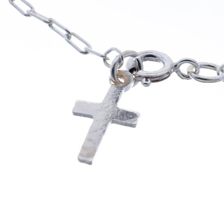 Pulsera de plata 925, tipo Rosario Pulsera de plata 925, tipo Rosario