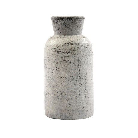JARRÓN DECORATIVO TERRACOTA BLANCO ZAR