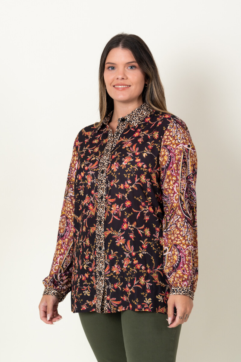 CAMISA MIX PRINT 