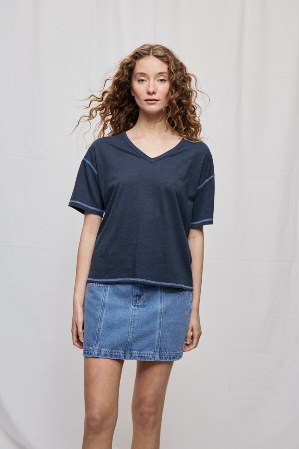 REMERA HARRY Azul Marino