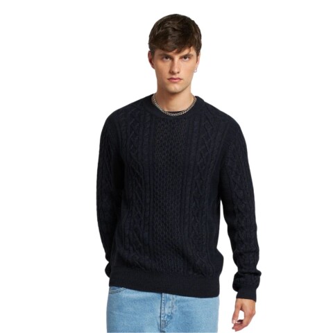SWEATER LEIVA S-XL NEGRO