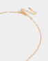 Collares Cortos Con perlas Collar Corto Multi Dije Con Perla - Dorado