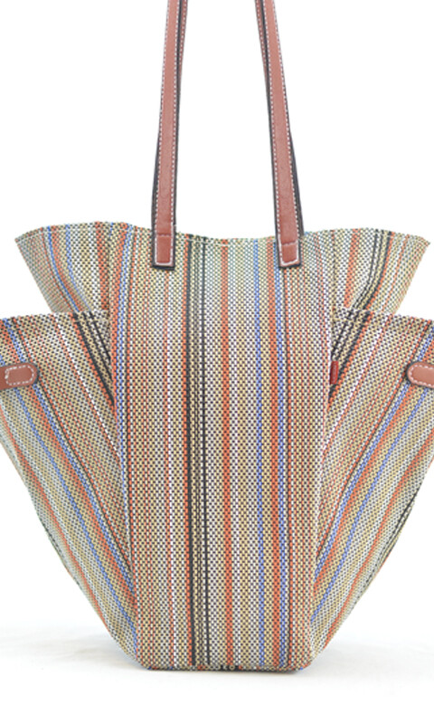 BOLSA MATERA AFRODITA TOSTADO TERRACOTA Y NEGRO