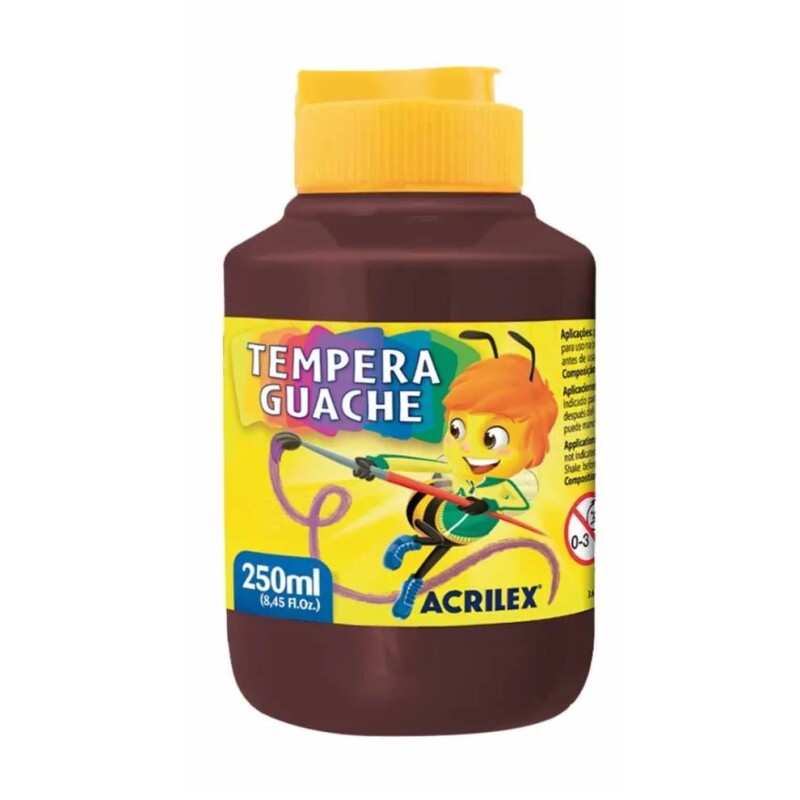 Témpera Acrilex 531 250Ml.Marron #Témpera Acrilex 2023-531 250Ml.Marron