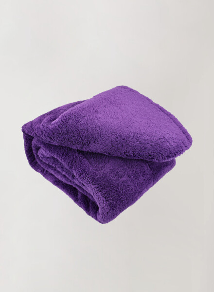 Frazada alpaca 2 plaza Violeta