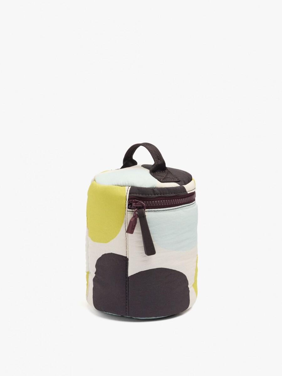 Bolso Para Cosméticos De Nylon Estampada multicolor