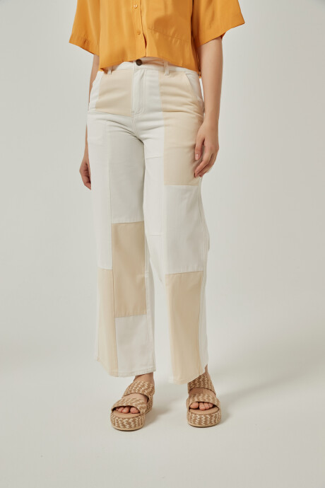 Pantalon Tonicha Marfil / Off White