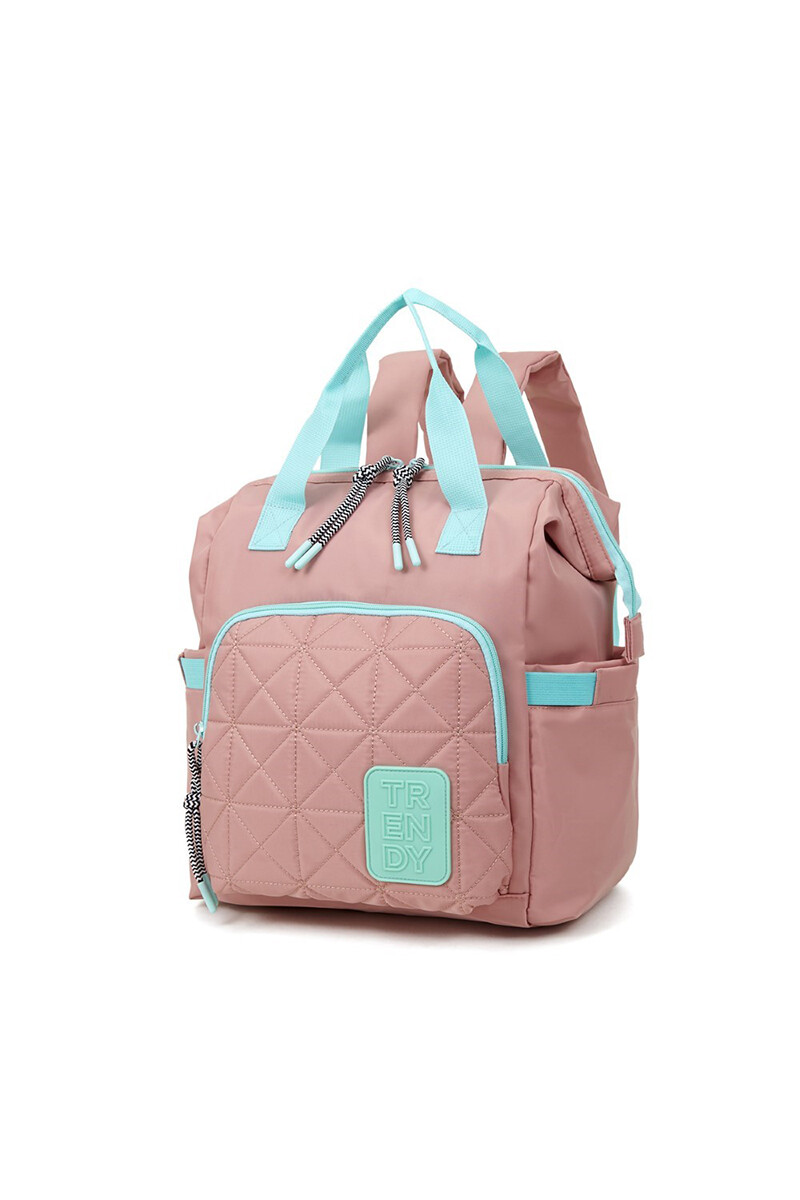 Mochila trendy pastel - Rosa 