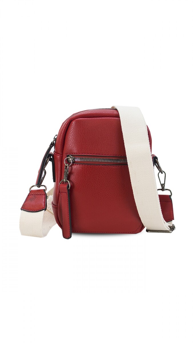 BANDOLERA MORRAL COPACABANA - TOMATE 