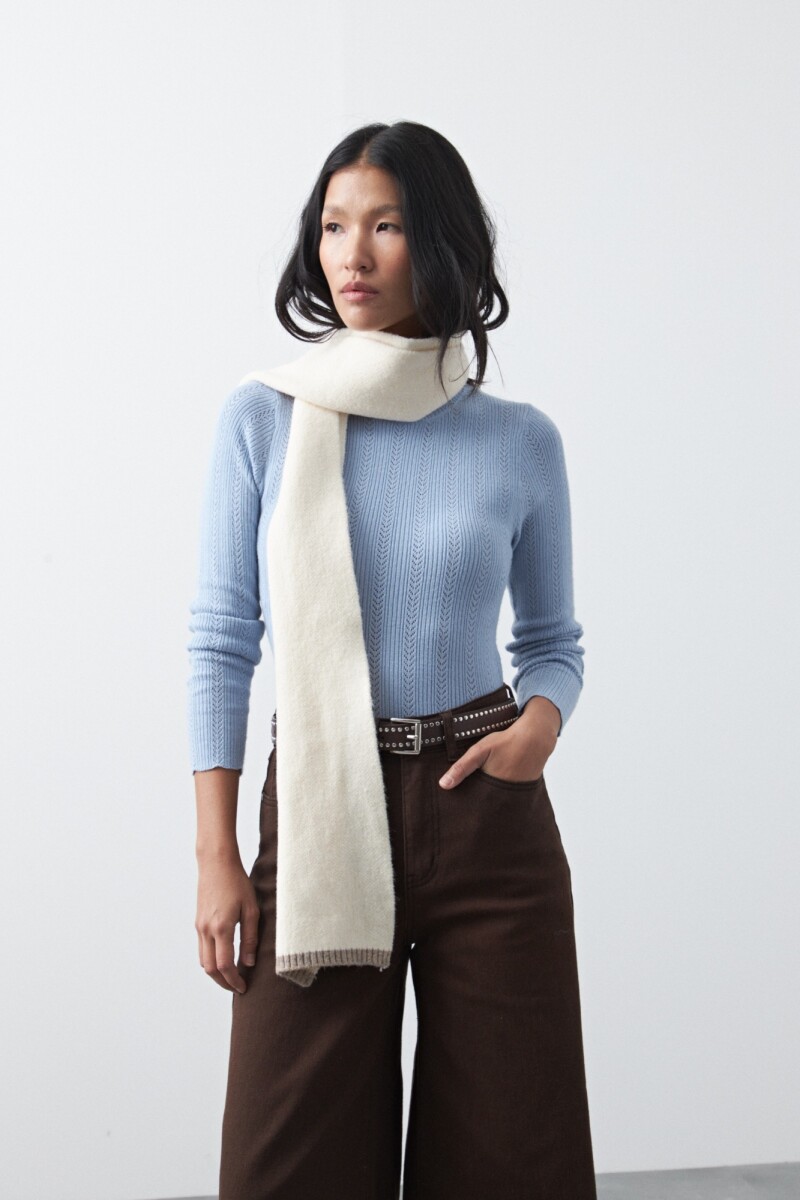 POLERA SELVA - Celeste 