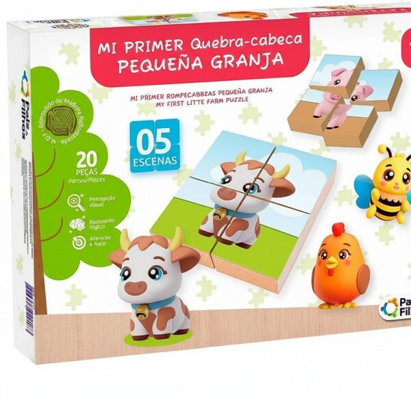 Mi primer puzzle madera P&F granja