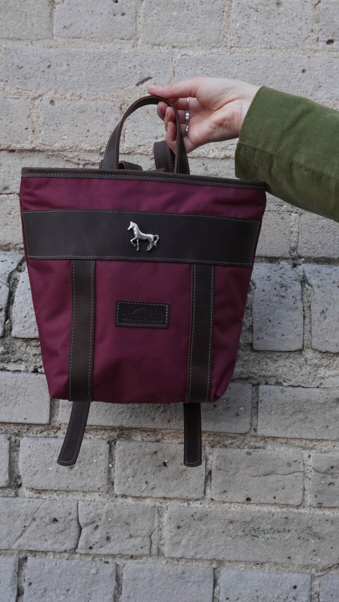 Mini Mustang Backpack - Chocolate / Bordeaux 