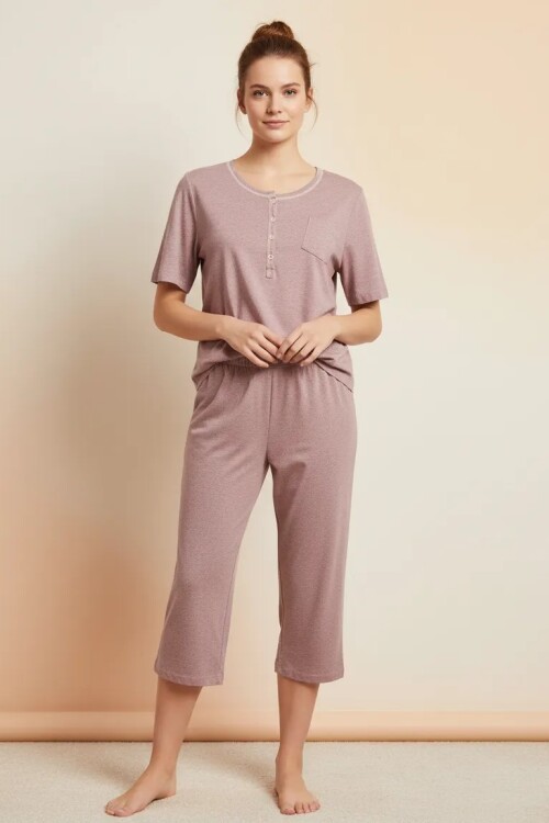 Pijama Capri M/Corta Lumiere Pijama Capri M/Corta Lumiere