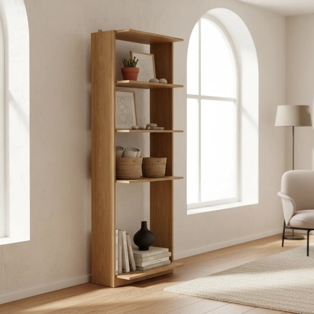 VESTIDOR 2 MÓDULOS - ESTANTES Y 2 CAJONES GUARDARROPA ARMARIO CLOSET PLACARD MARRÓN