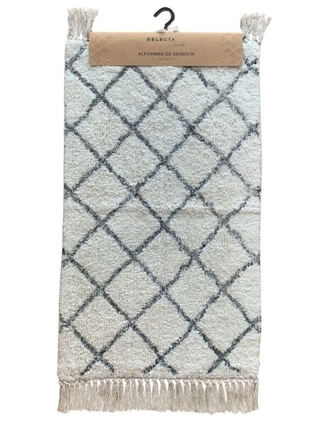 ALFOMBRA 50x80CM ONDAS BLANCO Y NEGRO ALFOMBRA 50x80CM ONDAS BLANCO Y NEGRO