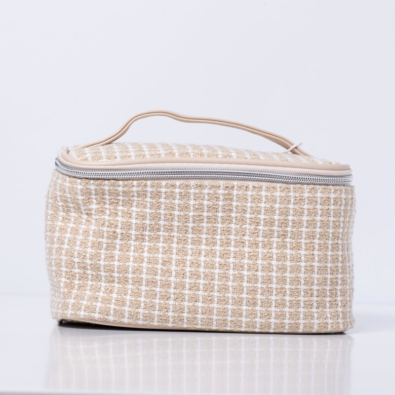 ESTUCHE COSMÉTICO (JACQUARD WEAVE / APRICOT) ESTUCHE COSMÉTICO (JACQUARD WEAVE / APRICOT)